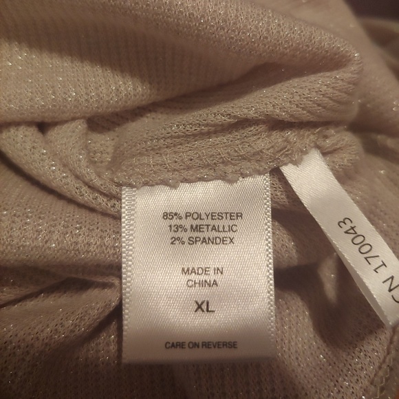 Beautiful NWOT shimmery sweater/top - Picture 4 of 4